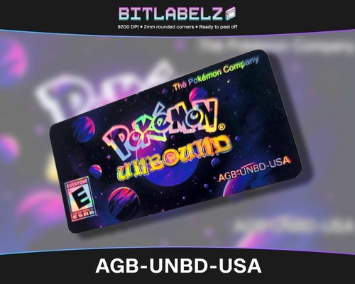 Pokemon unbound agb - unbound, [agb-unbd-usa]
