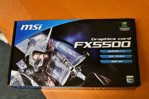Msi fx5500 d256h agp - fx5500-d256h,